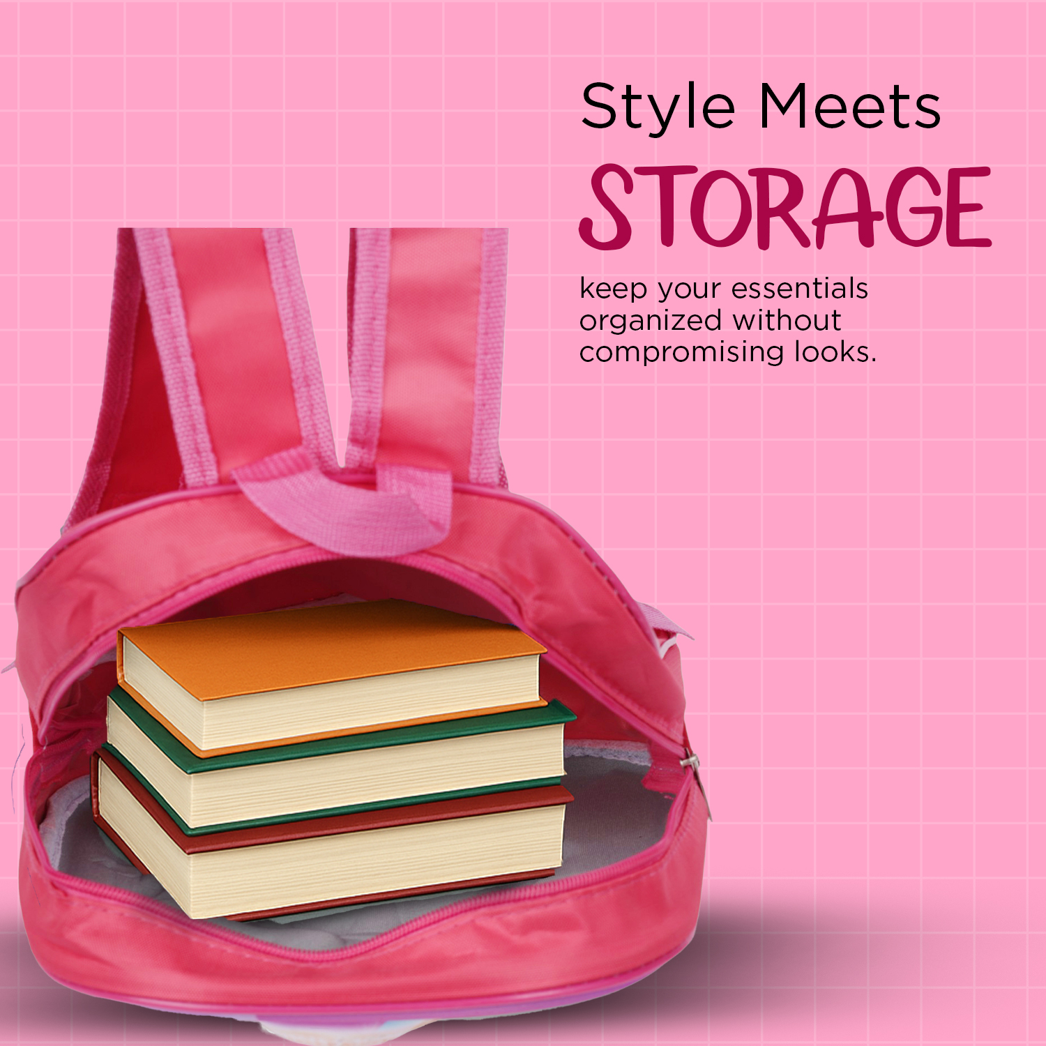 SAGEWARE School Bag for Boys Kids & Girls Backpack for School | Waterproof, Lightweight, Spacious with Multiple Pockets & Durable Zippers for Daily Use (Age of 3-6 years) - Image 3