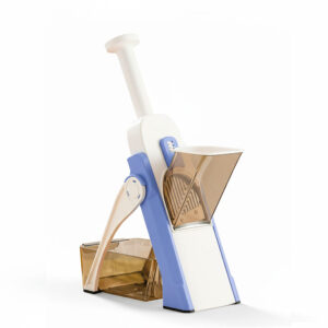 Sageware Blue Push-Down Chopper | Easy Manual Cutter for Daily Meals Vegetable & Fruit Chopper  (1 Blade, 1 Trey)