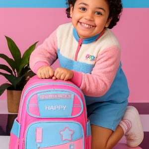 SAGEWARE School Bag for Boys Kids & Girls Backpack for School | Light Pink