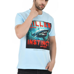 Men’s Printed Slim Fit T-Shirt | Half Sleeve Cotton Casual & Formal Wear T-Shirt