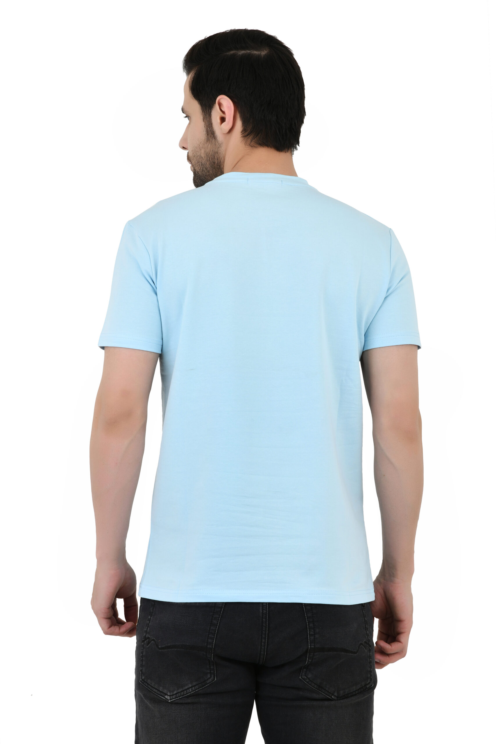 Men’s Printed Slim Fit T-Shirt | Half Sleeve Cotton Casual & Formal Wear T-Shirt - Image 5