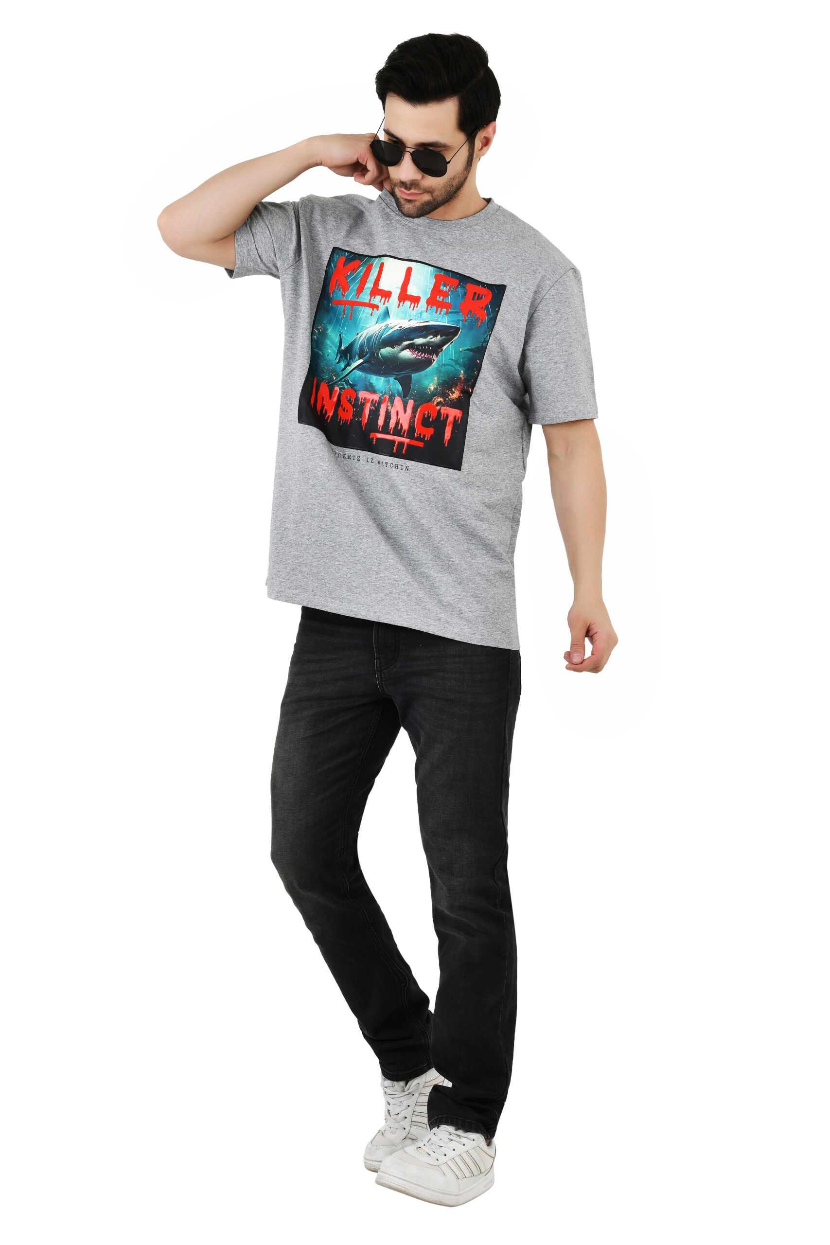 Men’s Printed Slim Fit T-Shirt | Half Sleeve Cotton Casual & Formal Wear T-Shirt - Image 6