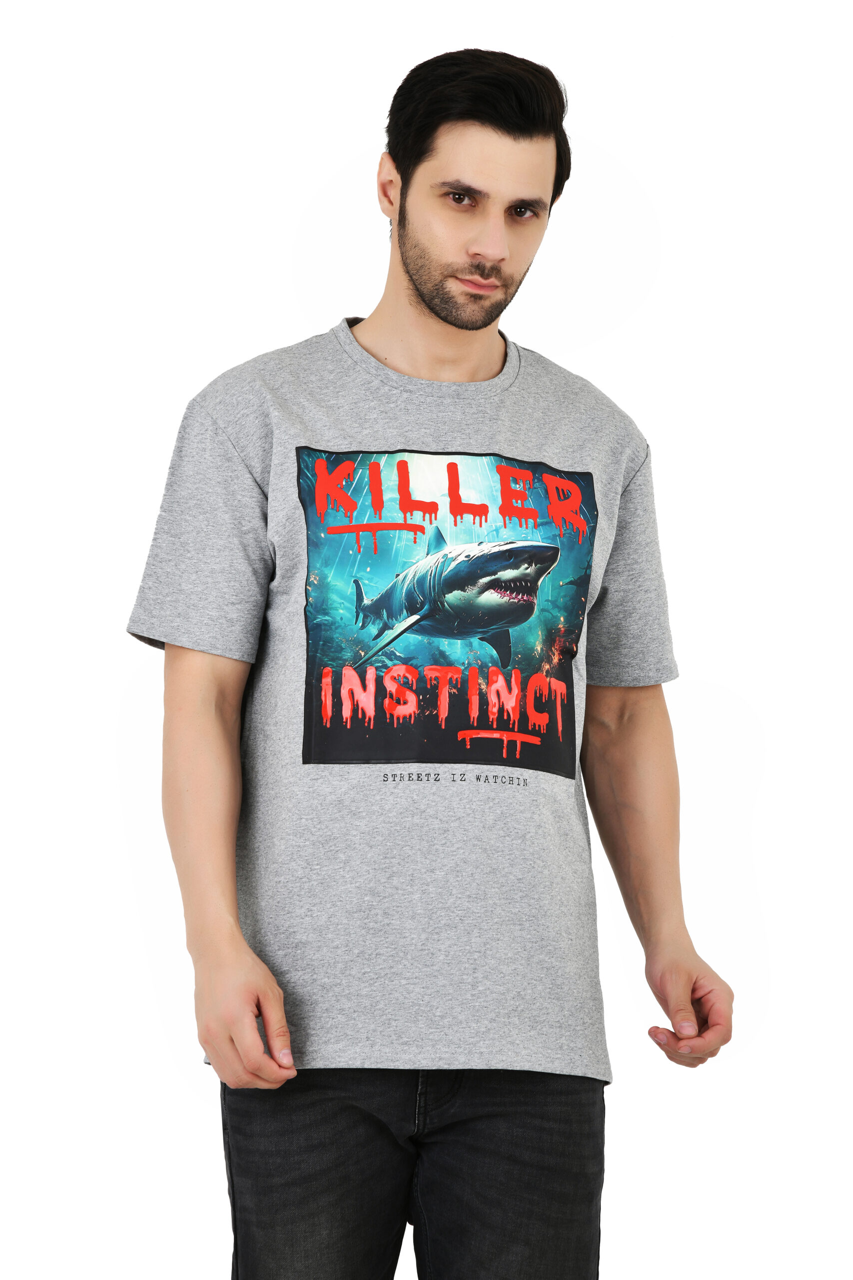 Men’s Printed Slim Fit T-Shirt | Half Sleeve Cotton Casual & Formal Wear T-Shirt - Image 7