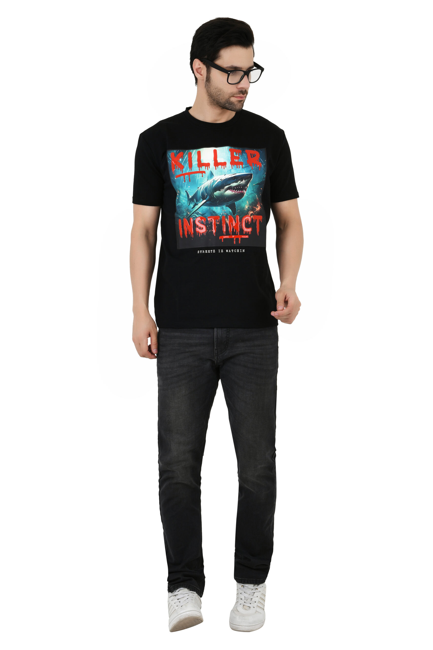 Men’s Printed Slim Fit T-Shirt | Half Sleeve Cotton Casual & Formal Wear T-Shirt - Image 22