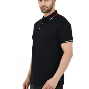 SAGEWARE Men's Solid Cotton Bland Polo Neck Tshirts | Full Sleeves | Solid-Regular Fit