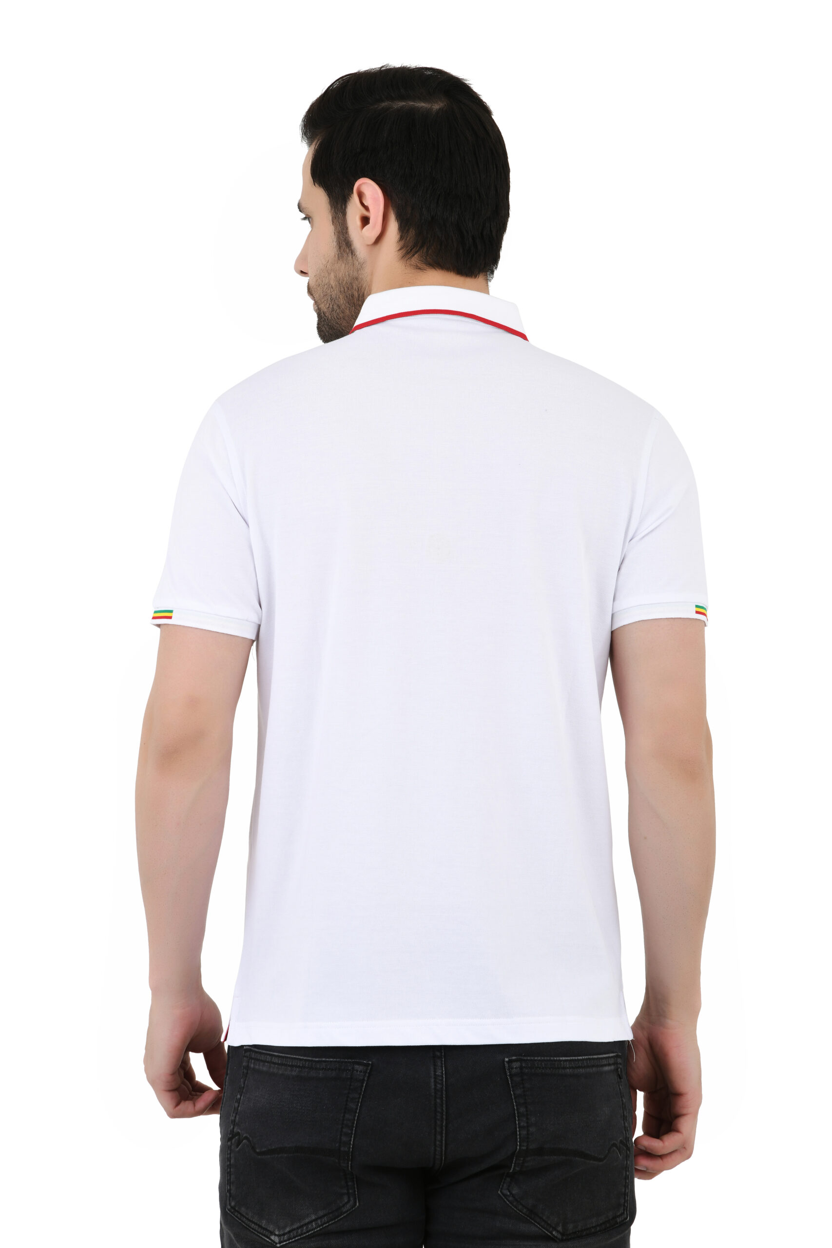 SAGEWARE Men's Solid Cotton Bland Polo Neck Tshirts | Full Sleeves | Solid-Regular Fit - Image 8