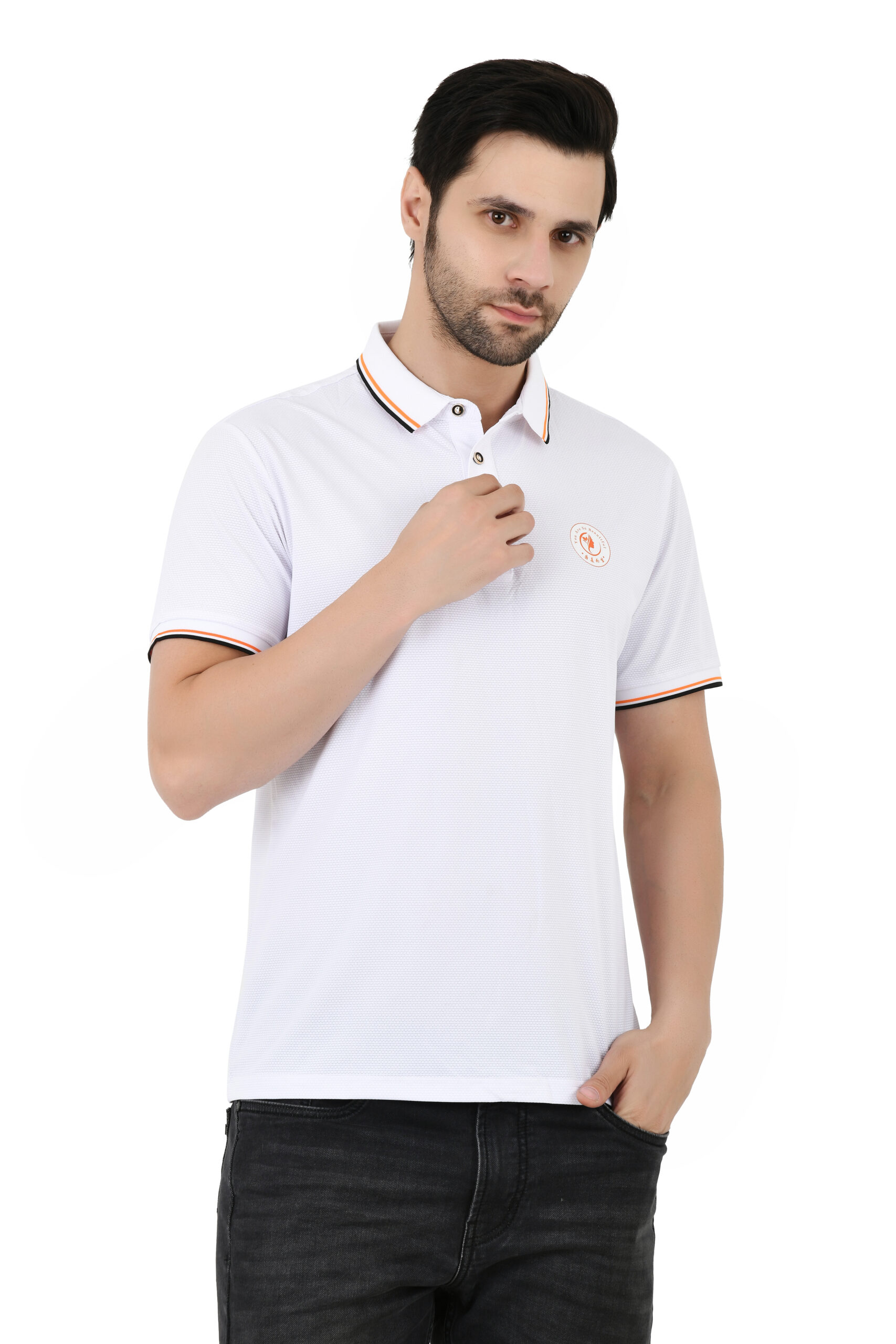 SAGEWARE Men's Solid Cotton Bland Polo Neck Tshirts | Full Sleeves | Solid-Regular Fit - Image 10