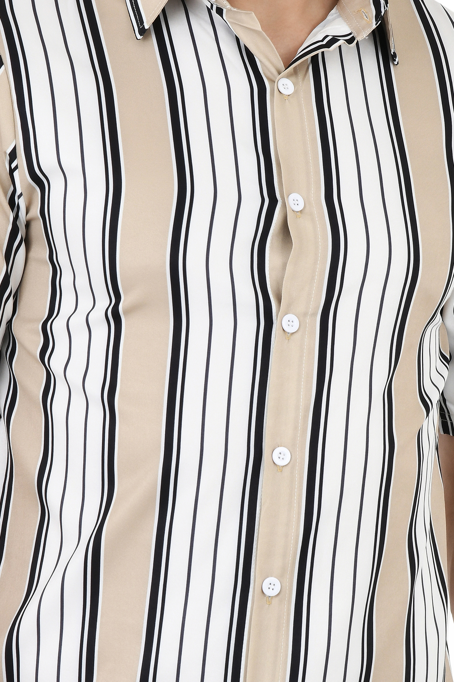 Men's Regular Fit Solid Soft Touch Cotton Casual Shirt with Spread Collar & Half Sleeves - Image 12