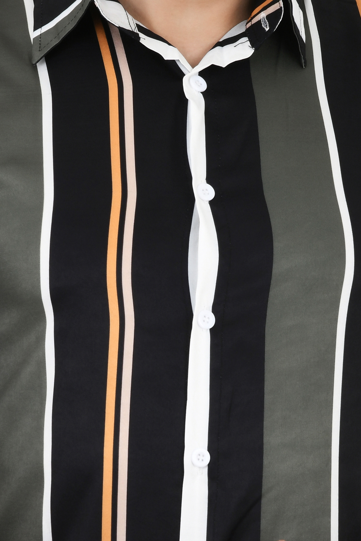 Men's | Stripes | Half Sleeve | Slim Fit | Spread Collar | Casual Shirt - Image 5