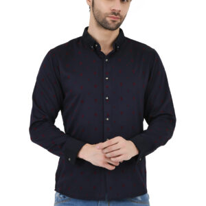 Men’s Stylish Printed Casual Shirt | Slim Fit | Full Sleeve | Trendy Pattern | Comfortable Cotton Fabric