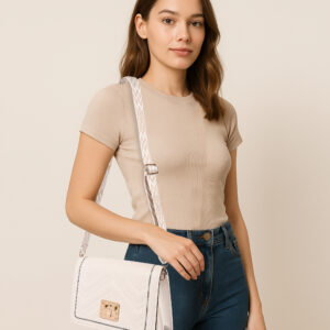 Fashionable Women’s Sling Bag – PU Leather Crossbody Purse, Casual & Party Handbag