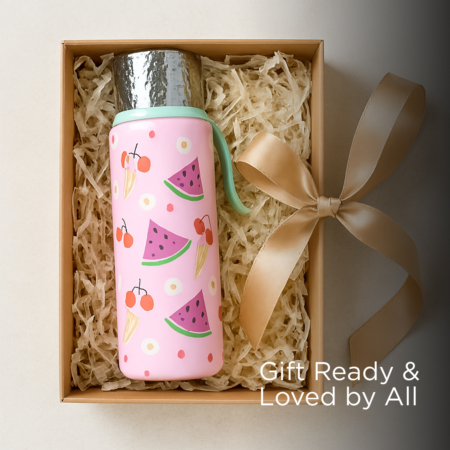 Vacuum Insulated Stainless Steel Flask Bottle Keeps Hot Cold for Hours 750 ml Stainless Steel Flask (Pack of 1, Pink) - Image 9