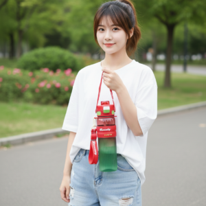 SAGEWARE 1000 ml Large Water Bottle | BPA Free Plastic Bottle for Fitness, Outdoor & Daily Use Red