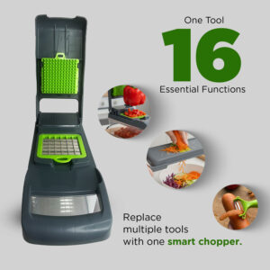 Sageware 16 in 1 Vegetable Chopper | (Grey)
