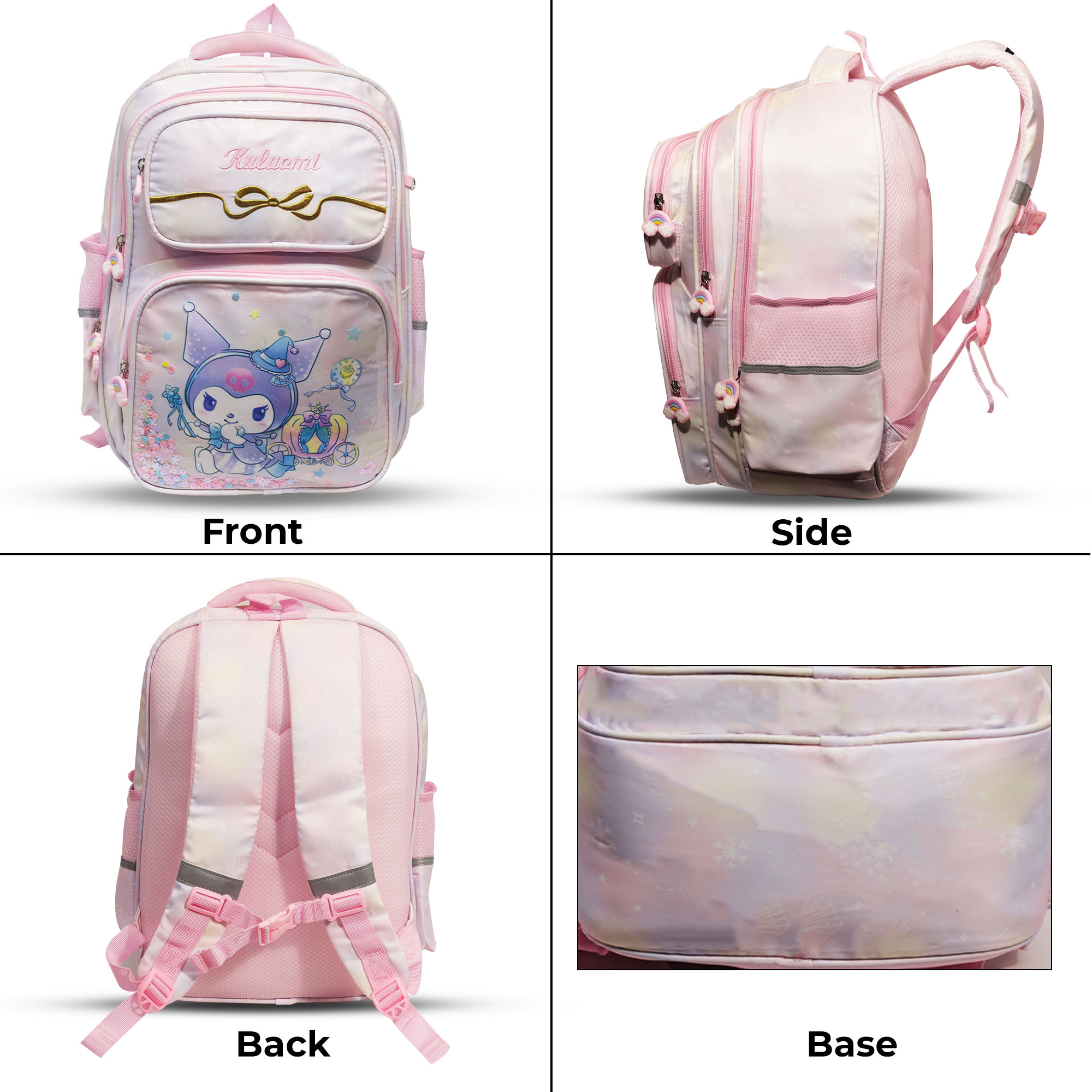 Sageware Kids School Bag for Girls and Boys | (Light Pink) - Image 4