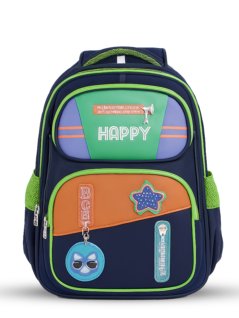 SAGEWARE School Bag for Boys Kids & Girls Backpack for School | Waterproof, Lightweight, Spacious with Multiple Pockets & Durable Zippers for Daily Use (Age of 6-12 years) Green - Image 2