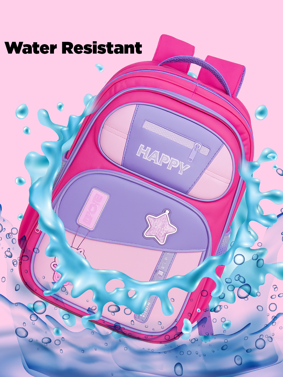 SAGEWARE School Bag for Boys Kids & Girls Backpack for School | Pink - Image 11