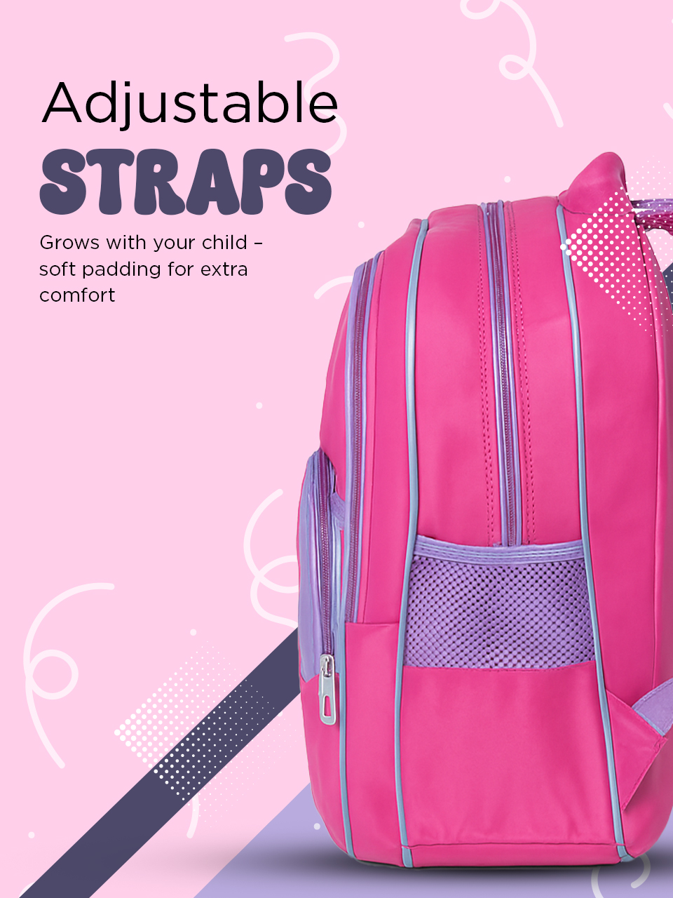 SAGEWARE School Bag for Boys Kids & Girls Backpack for School | Pink - Image 5